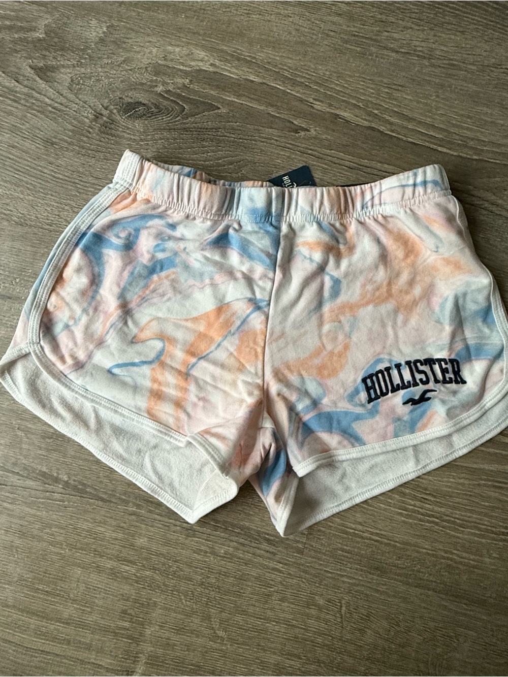 Hollister Pastel Tie-Dye Athletic Shorts